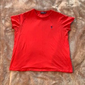 Red Ralph Lauren tee